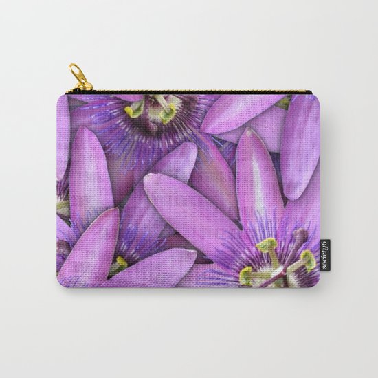 Passion Fruit Blossoms Carry-All Pouch