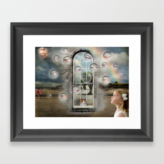 All Smiles Framed Art Print
