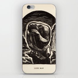 "Lone Man" by Rockwell Kent (1919) iPhone Skin