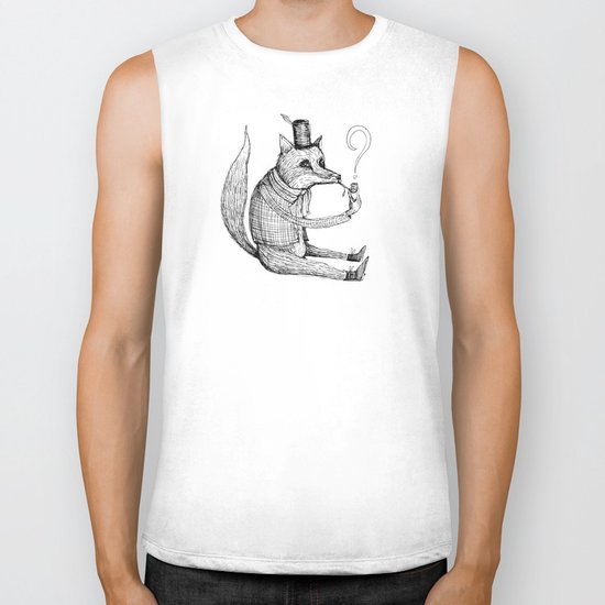 'Theories' (Sketch) Biker Tank