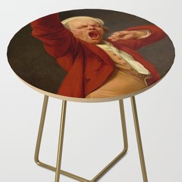 Self-Portrait, Yawning, 1783 by Joseph Ducreux Side Table