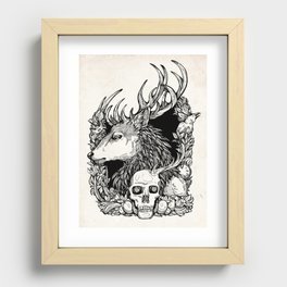 Eat the Rude inks Recessed Framed Print