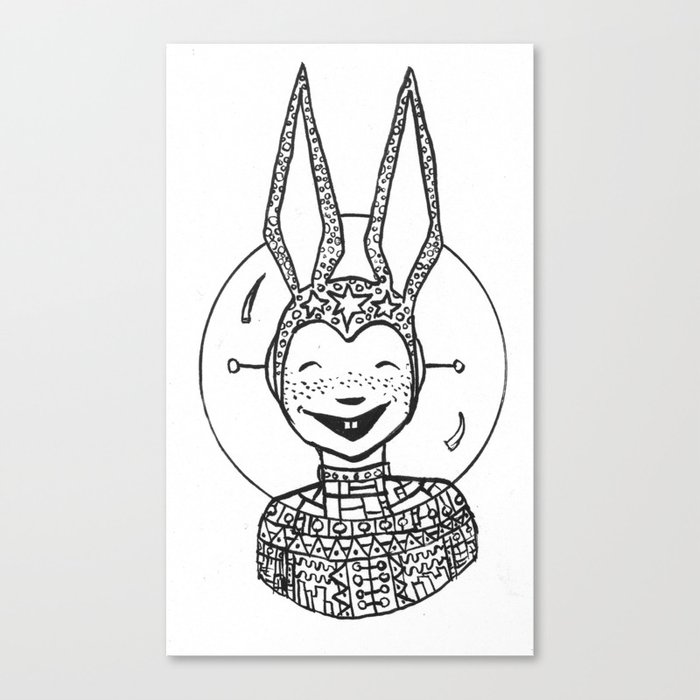 space bun Canvas Print