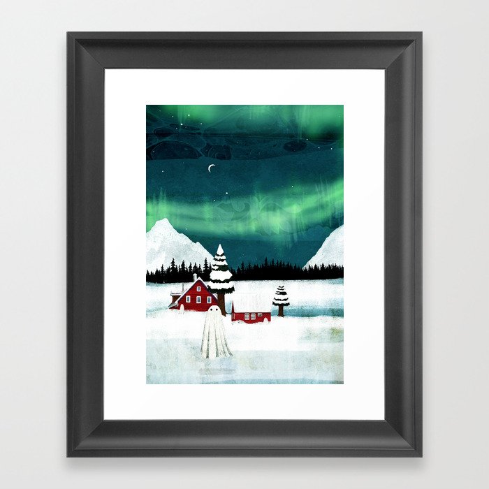 The Northern Lights Framed Art Print