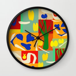 Ode to Matisse Wall Clock