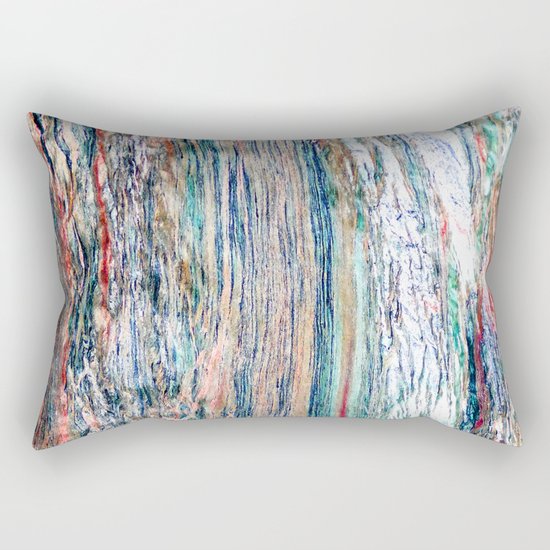 Colorful Mineral Rectangular Pillow