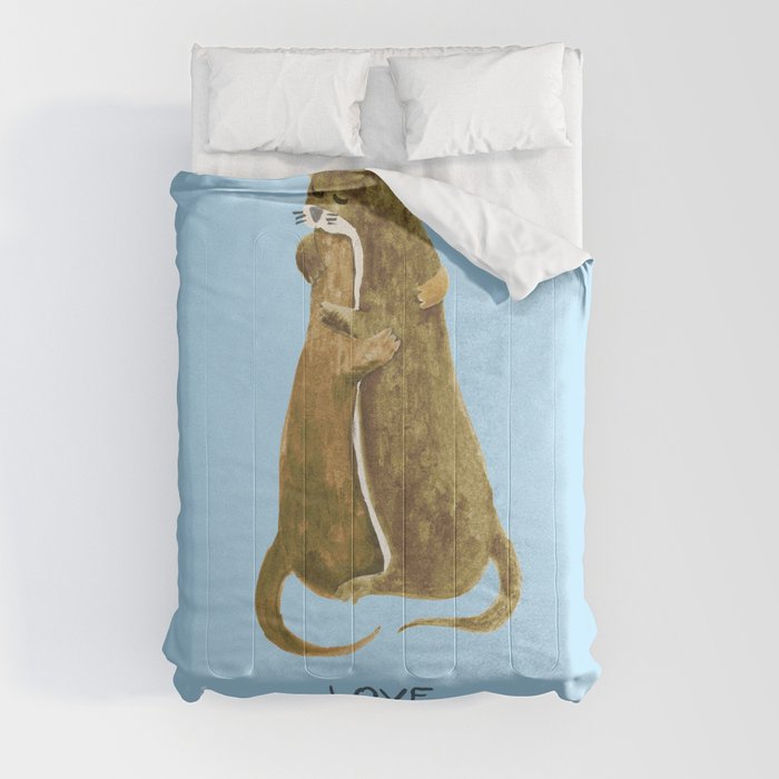 Love each otter Comforter
