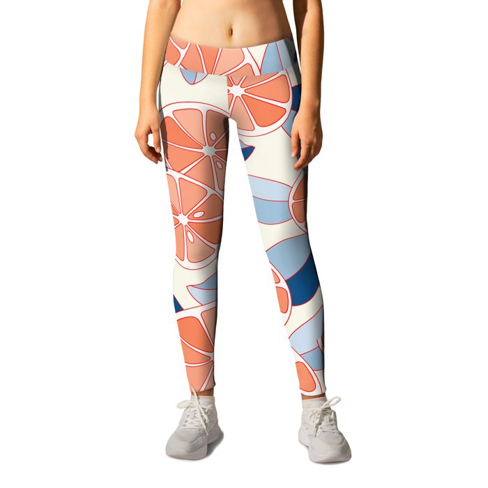 Blood Orange Blues Leggings