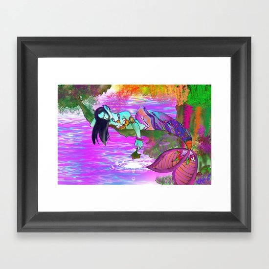 Rusalka. Framed Art Print