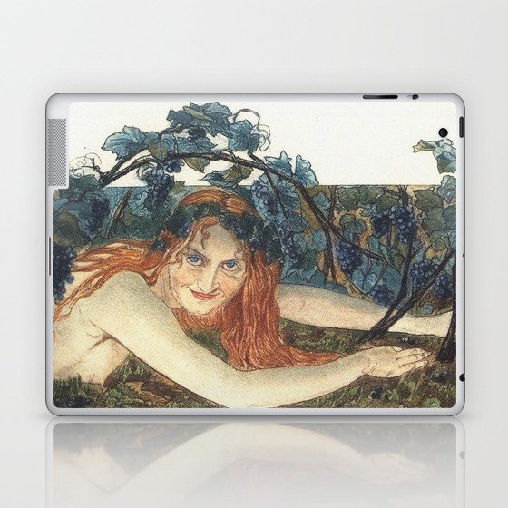  The Wine Of Lovers - Carlos Schwabe Laptop & iPad Skin