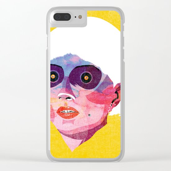head_121213 Clear iPhone Case