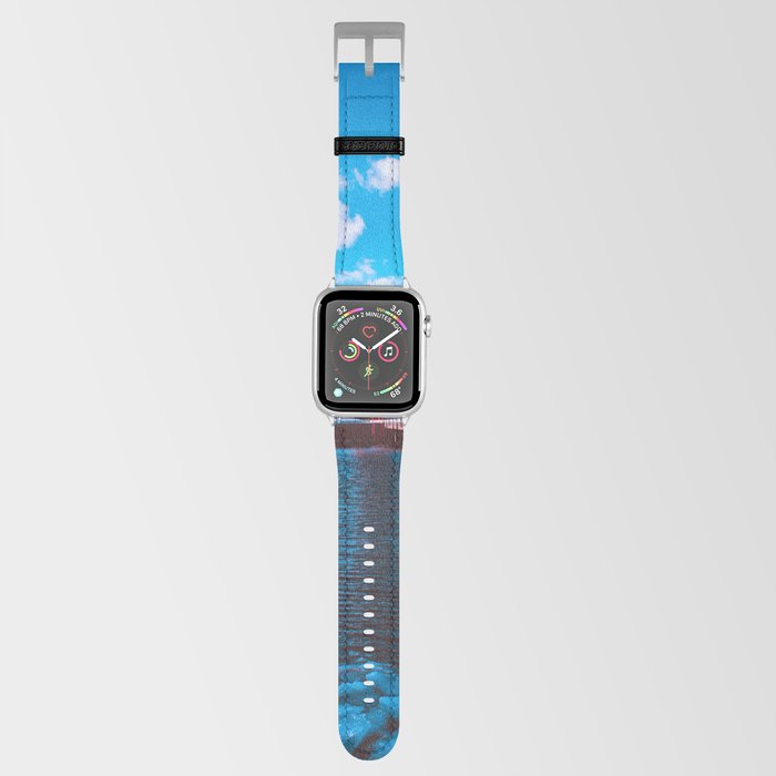 Winter day at the Charlevoix Michigan Lighthouse Apple Watch Band