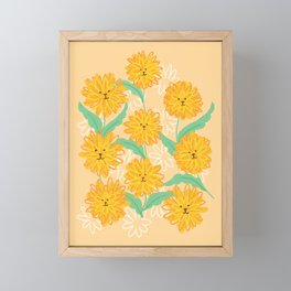 Cheery Dandelions Framed Mini Art Print