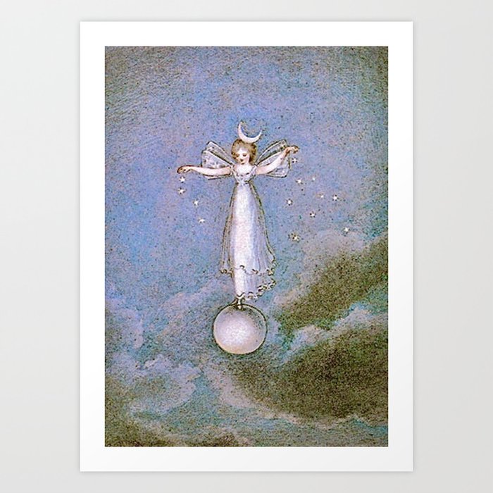 “Lady of Starlight” by Amelia Jane Murray (1899) Art Print