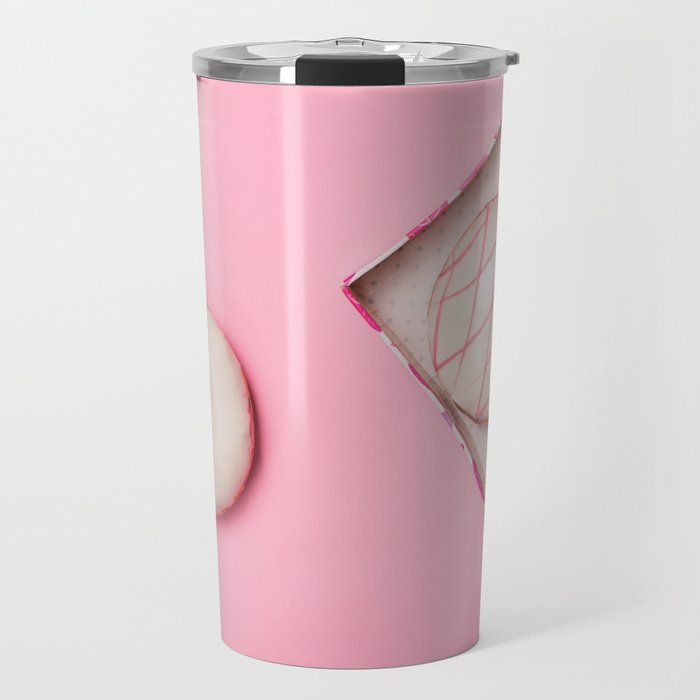 Pink Donuts Travel Mug