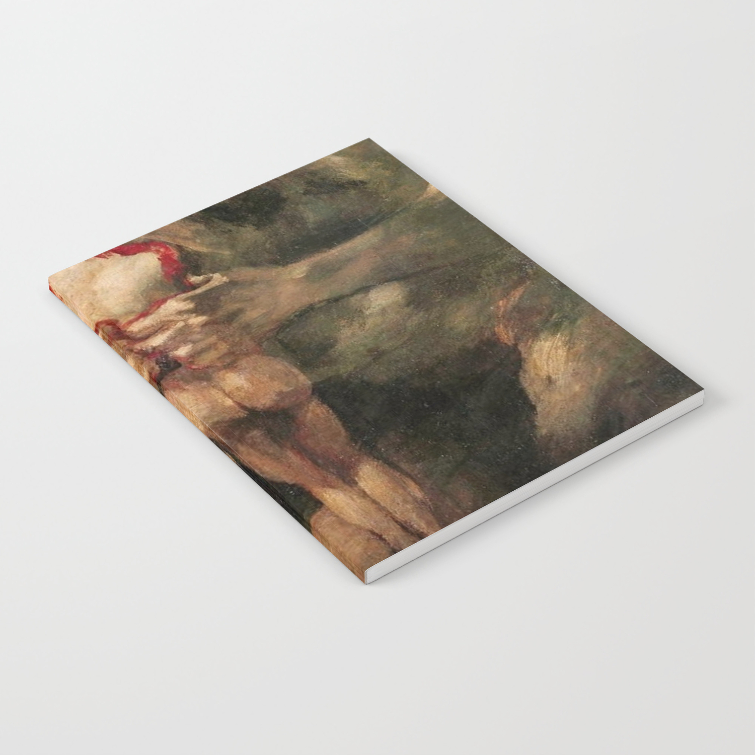 Saturn Devouring His Son Restored Painting Notebook By