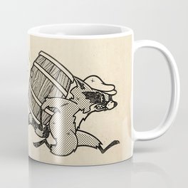 THE  WHISKEY SMUGGLER - vintage cartoon 80's Coffee Mug