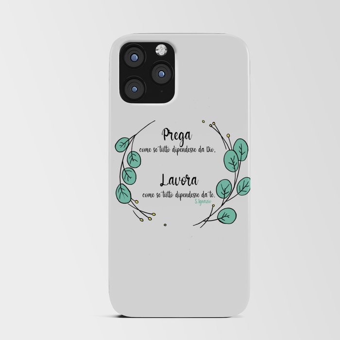 Prega e Lavora iPhone Card Case