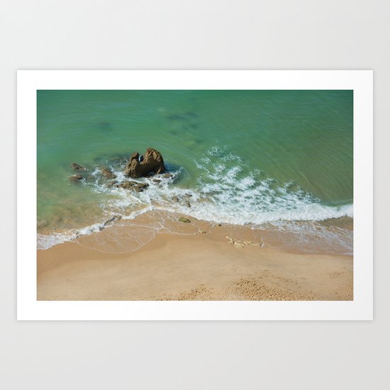 Sea Algarve Portugal Art Print