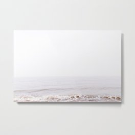 Misty Shore. I SEA YOU serie. Nature beach fineart Photography  Metal Print