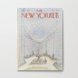 The New Yorker Cover - March 5, 1979 Metal Print | Acrylic, Graphicdesign, Pattern, Graphite, Figurative, Stencil, Pop Art, Illustration, Typography, Oil 