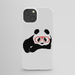 Hipster Panda iPhone Case