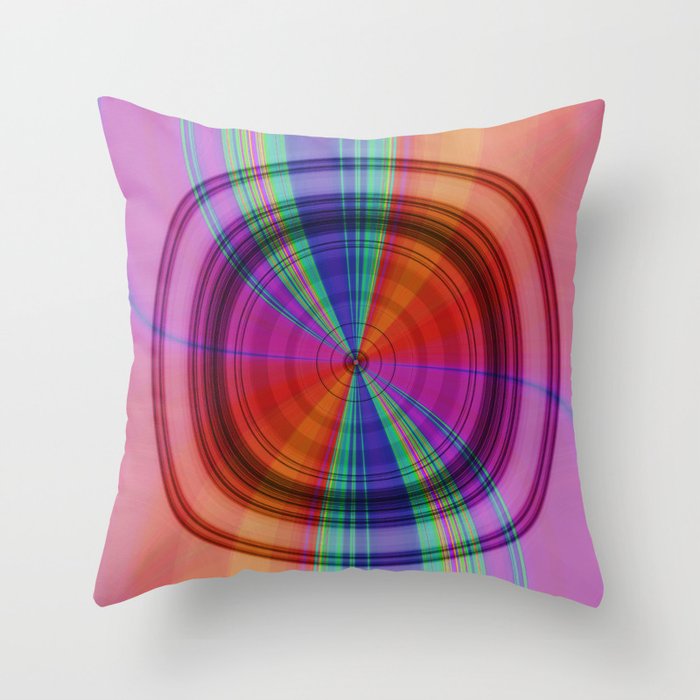 Abstract forms and colours no. 3 Throw Pillow