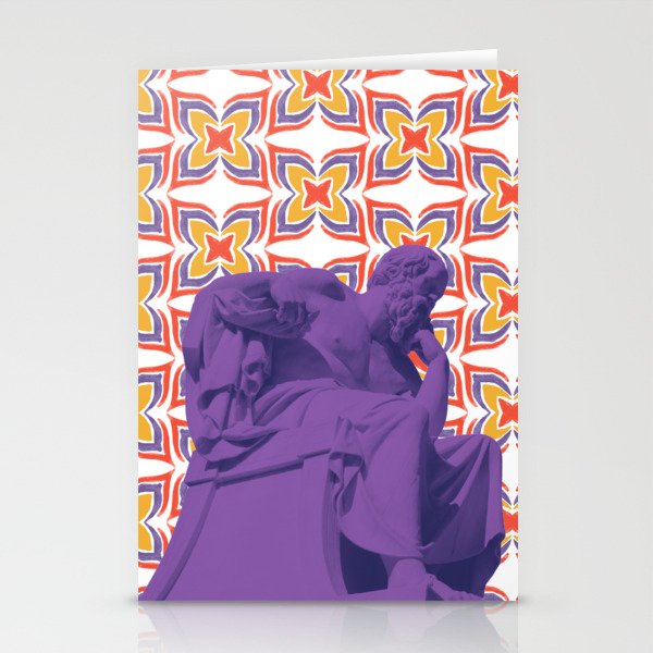 Disco Socrates (Purple) Stationery Cards