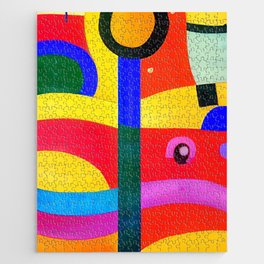 Psychedelic Composition Jigsaw Puzzle