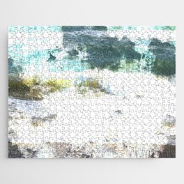 Loving the Waves series - Turquoise 1 Jigsaw Puzzle