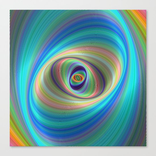 Hypnotic eye Canvas Print