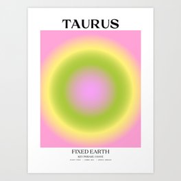 Taurus Gradient Print Art Print