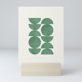 Green Retro Scandinavian - Mid Century Modern Mini Art Print