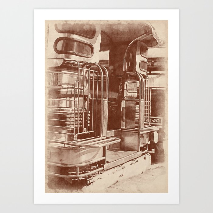 Jeepney Memories No.1 Art Print