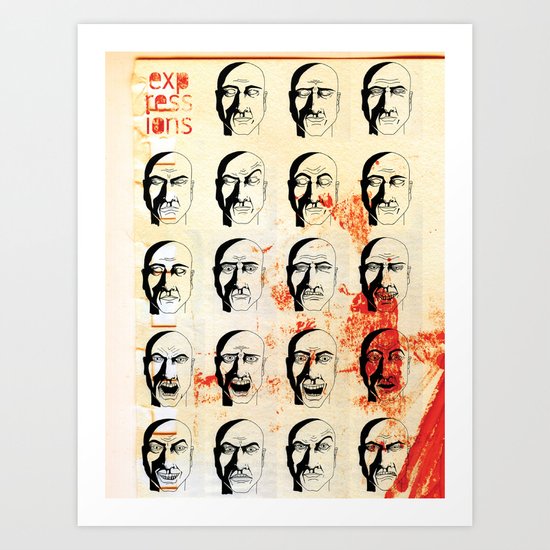 Expressions Art Print