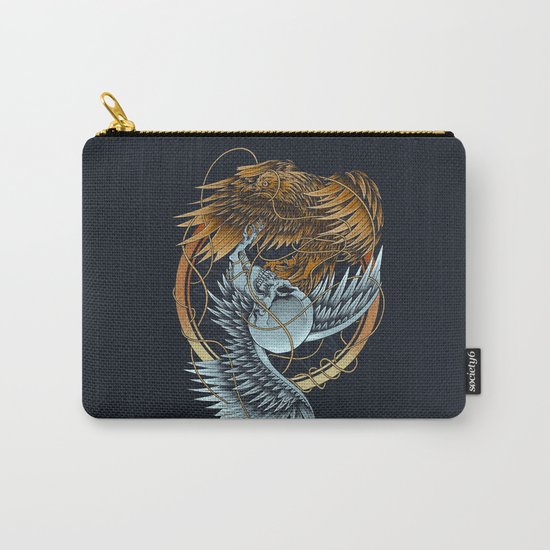 The Raven and the Owl Carry-All Pouch