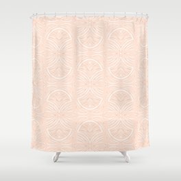 Warm Minimalism Elegant Peachy Beige Shower Curtain