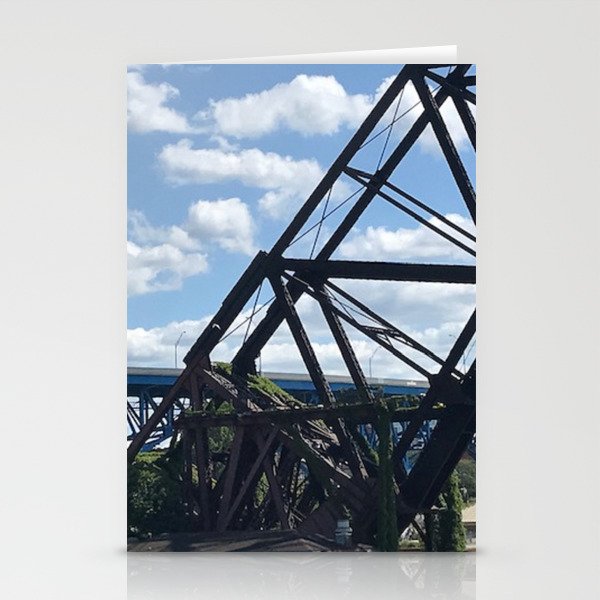 Cleveland Bridge Photography by Willowcatdesigns Stationery Cards