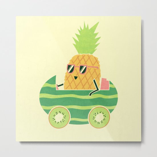Summer Drive Metal Print