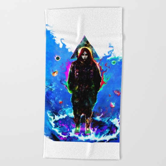 libra... Beach Towel