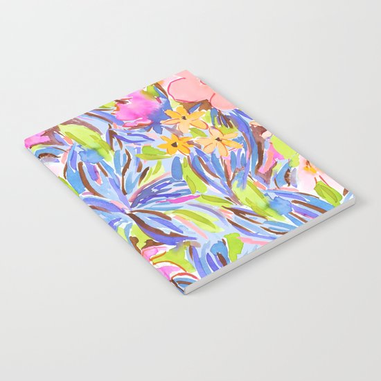 Flaunting Floral Periwinkle Notebook
