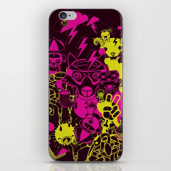 Dream Factory Pink and Yellow iPhone & iPod Skin