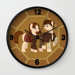 ROTG Pony Jack & sister Wall Clock