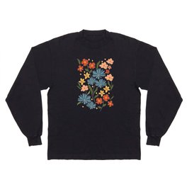 Colorful Floral Garden Long Sleeve T-shirt