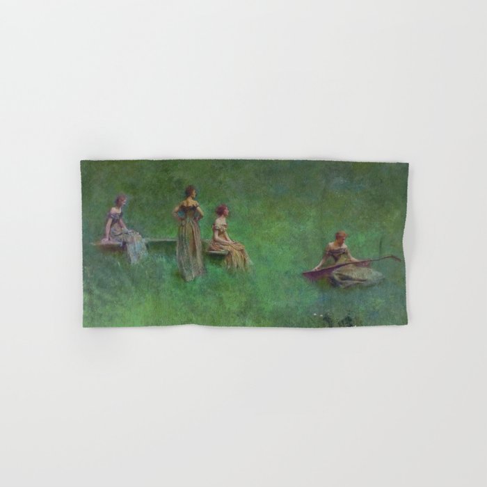 The Lute by Thomas Dewing Hand & Bath Towel