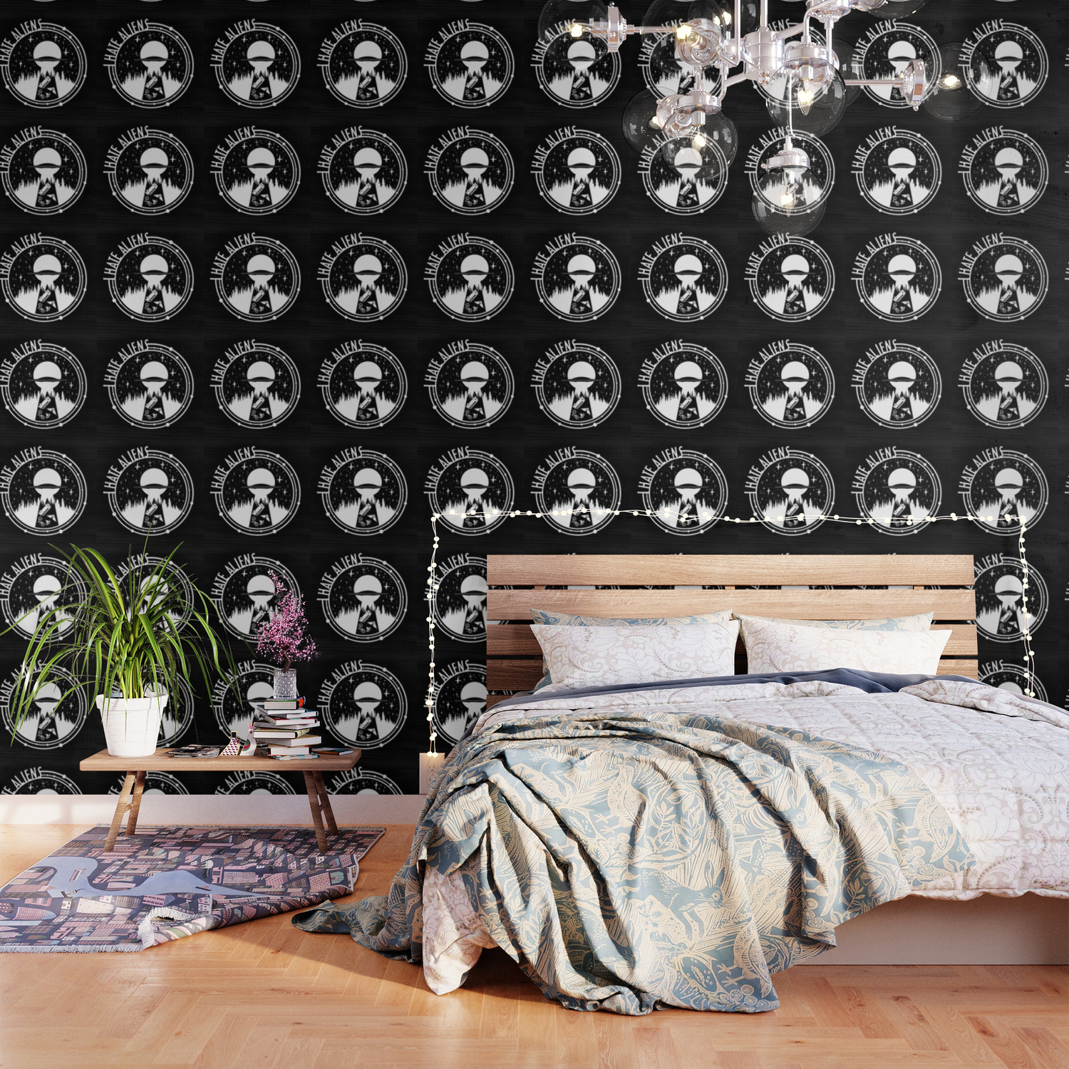 I Love Aliens Wallpaper By Bongonation Society6