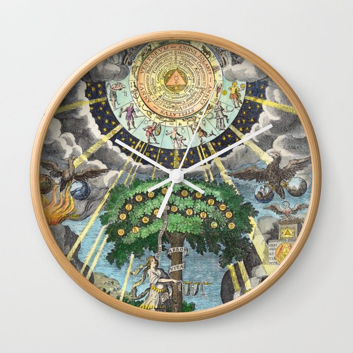Alchemy Wall Clock