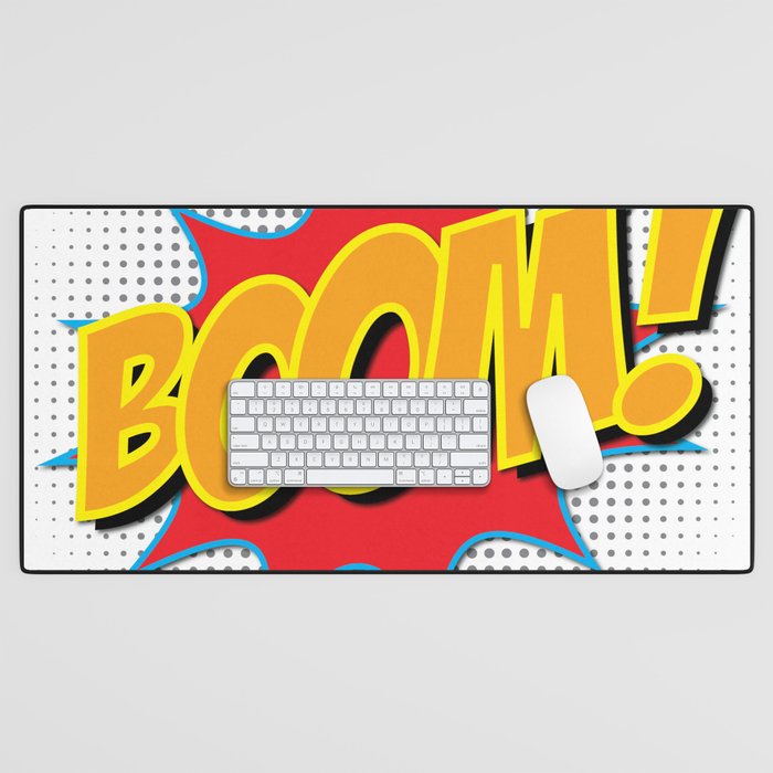 Boom Pop Art Desk Mat