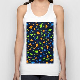 Colorful Geometric Design Unisex Tank Top