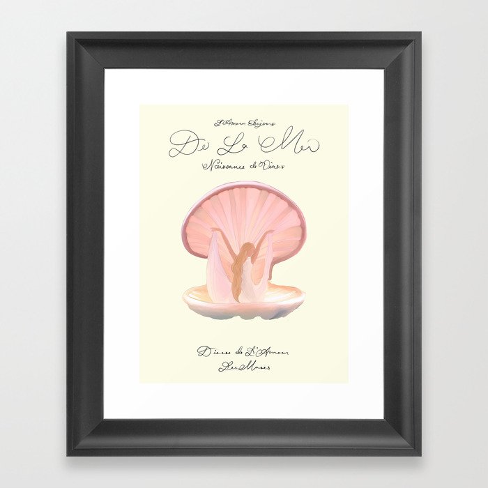 de la mer Framed Art Print